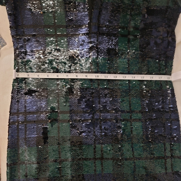 LAUREN Ralph LaurenPlaid Sequined Polo Dress (xs) - Picture 12 of 12